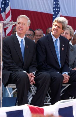 Governor Gray Davis and Senator John Kerry in Southern California.