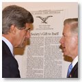 Governor Gray Davis and Senator John Kerry in Southern California.