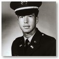 Captain Gray Davis pictured in his offical U.S. Army photograph (taken during the Vietnam War).